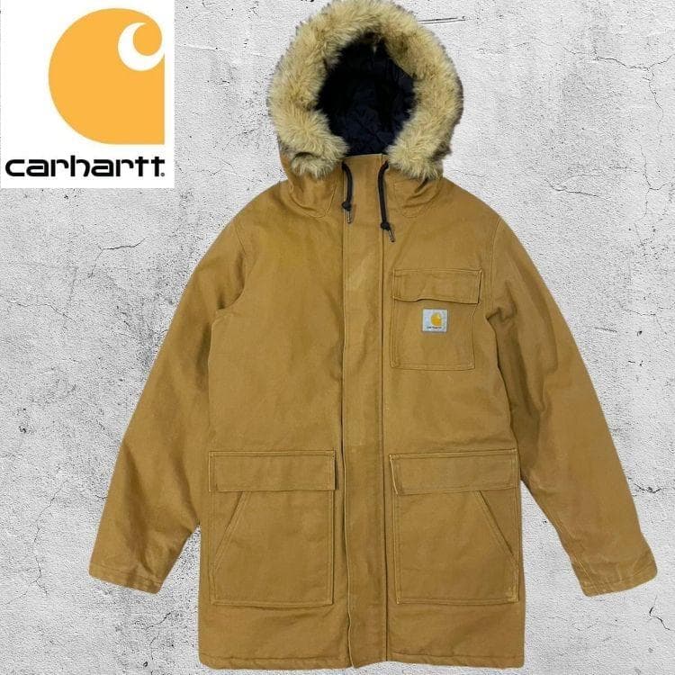 カーハート シベリアンパーカー パーカー フード付き ファーフード メンズ