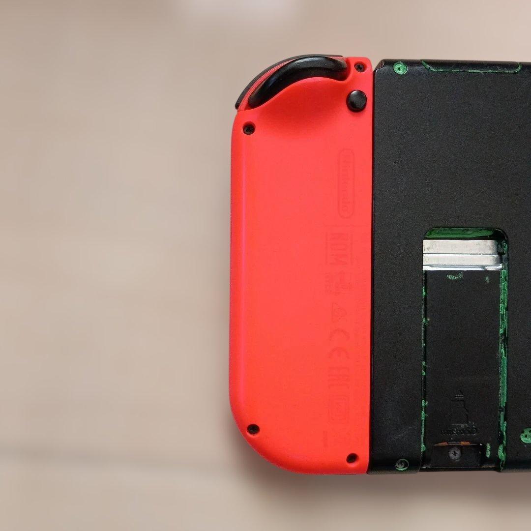 （ジャンク）　Nintendo Switch 本体、ネオンブルー、ネオンレッド