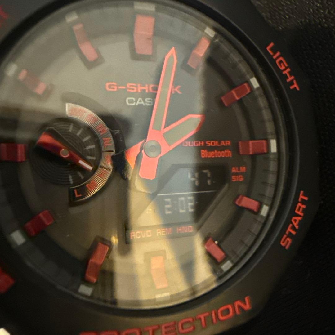 G-SHOCK GA-2100 ブラック/レッド