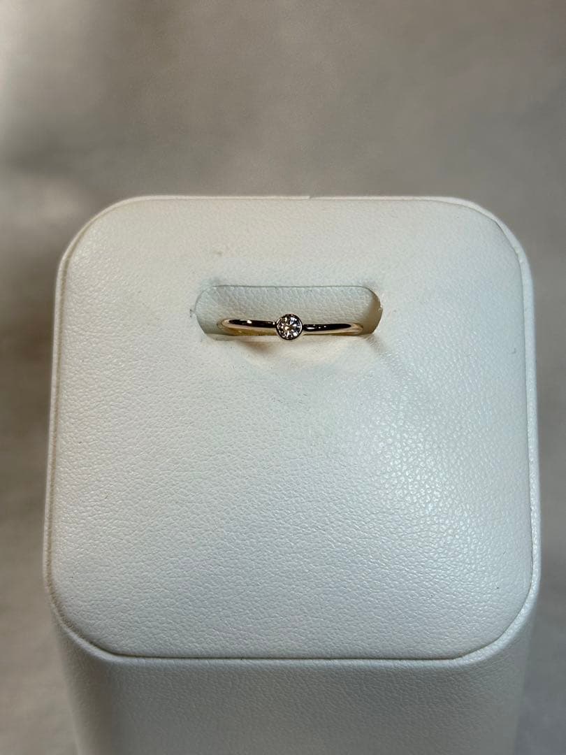 ポ*郎様 ティファニー Tiffany ウェーブシングルロウ ダイヤモンドリング