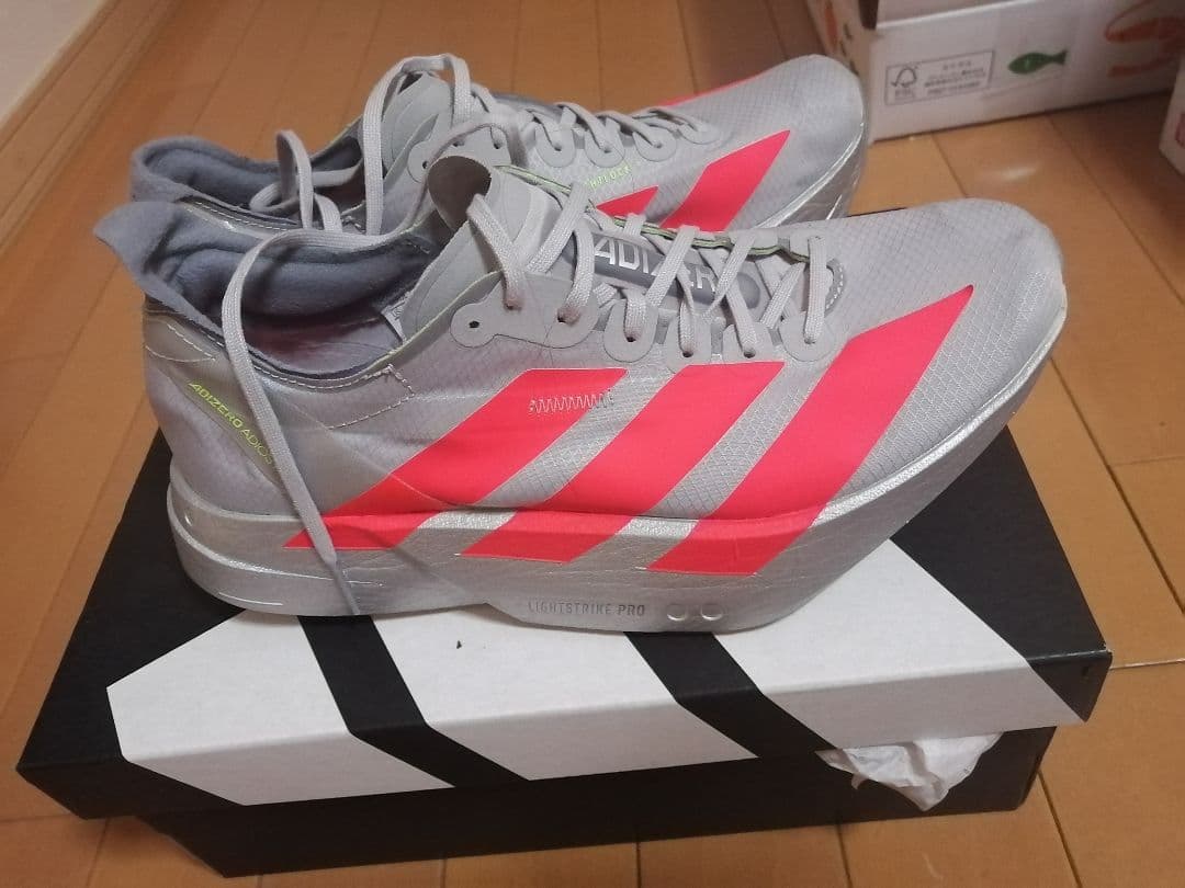 日曜日中に消します　アディゼロ　アディオスプロ４　25センチ