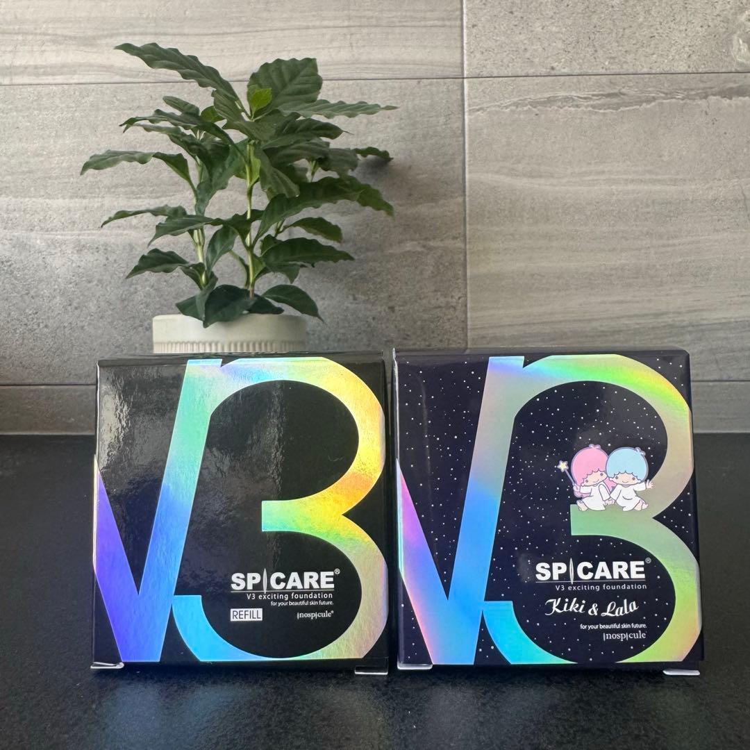 【正規品】スピケア V3 エキサイティングファンデーション 本体キキララレフィル