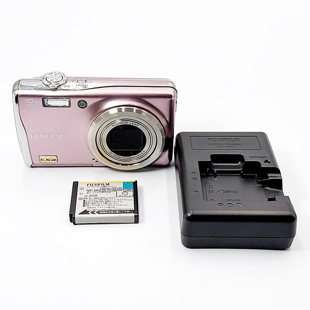 フジフイルム FinePix F80EXR ピンク コンデジ カメラ 中古