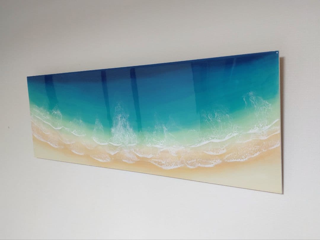 レジンアート(Okinawa Blue・Plate type・900×300)