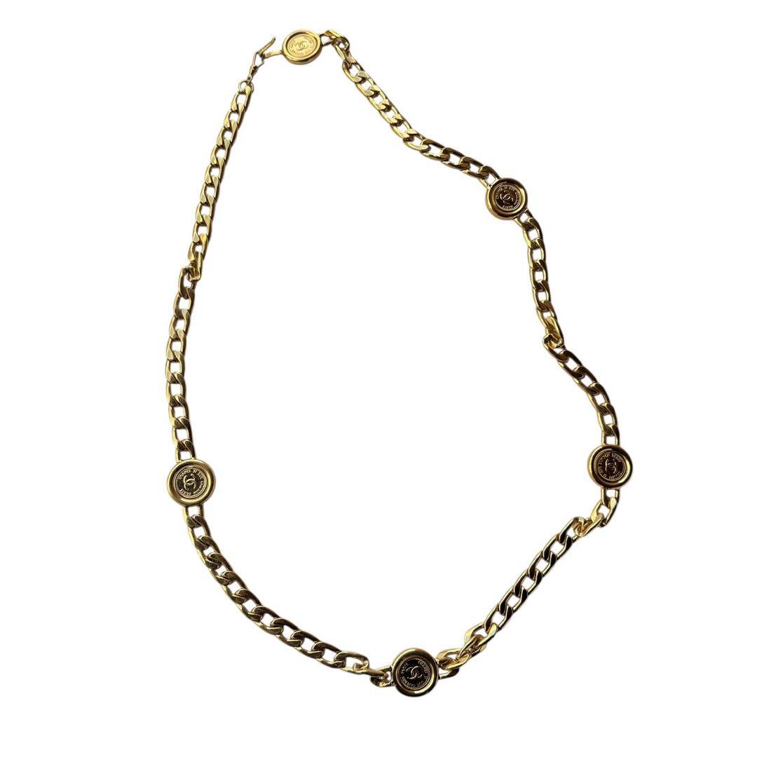 希少CHANEL シャネル ココマーク ヴィンテージ チェーンベルト96P