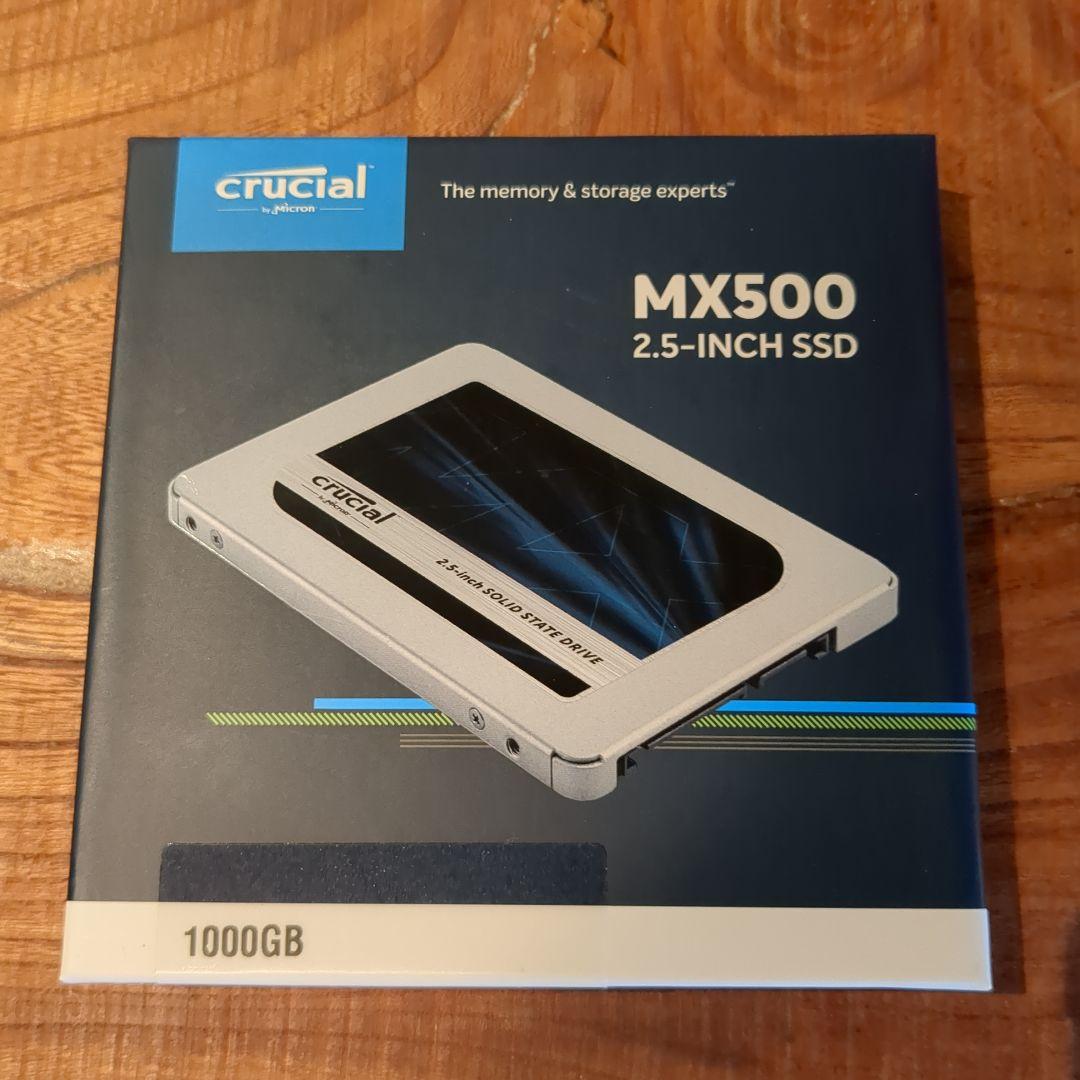 【新品·未使用】crucial MX500 1000GB 2.5インチSSD