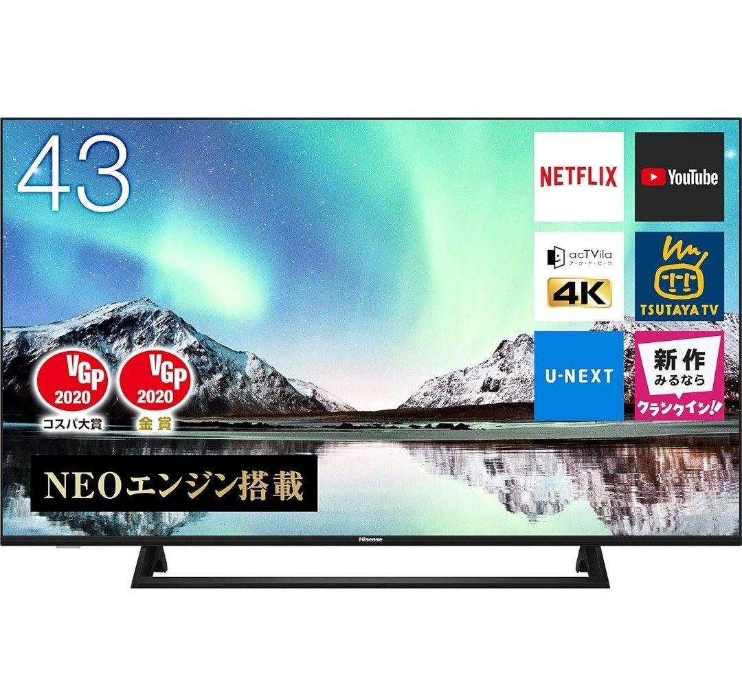 「syu.1029」4K液晶テレビ NEOエンジン搭載 43E6800