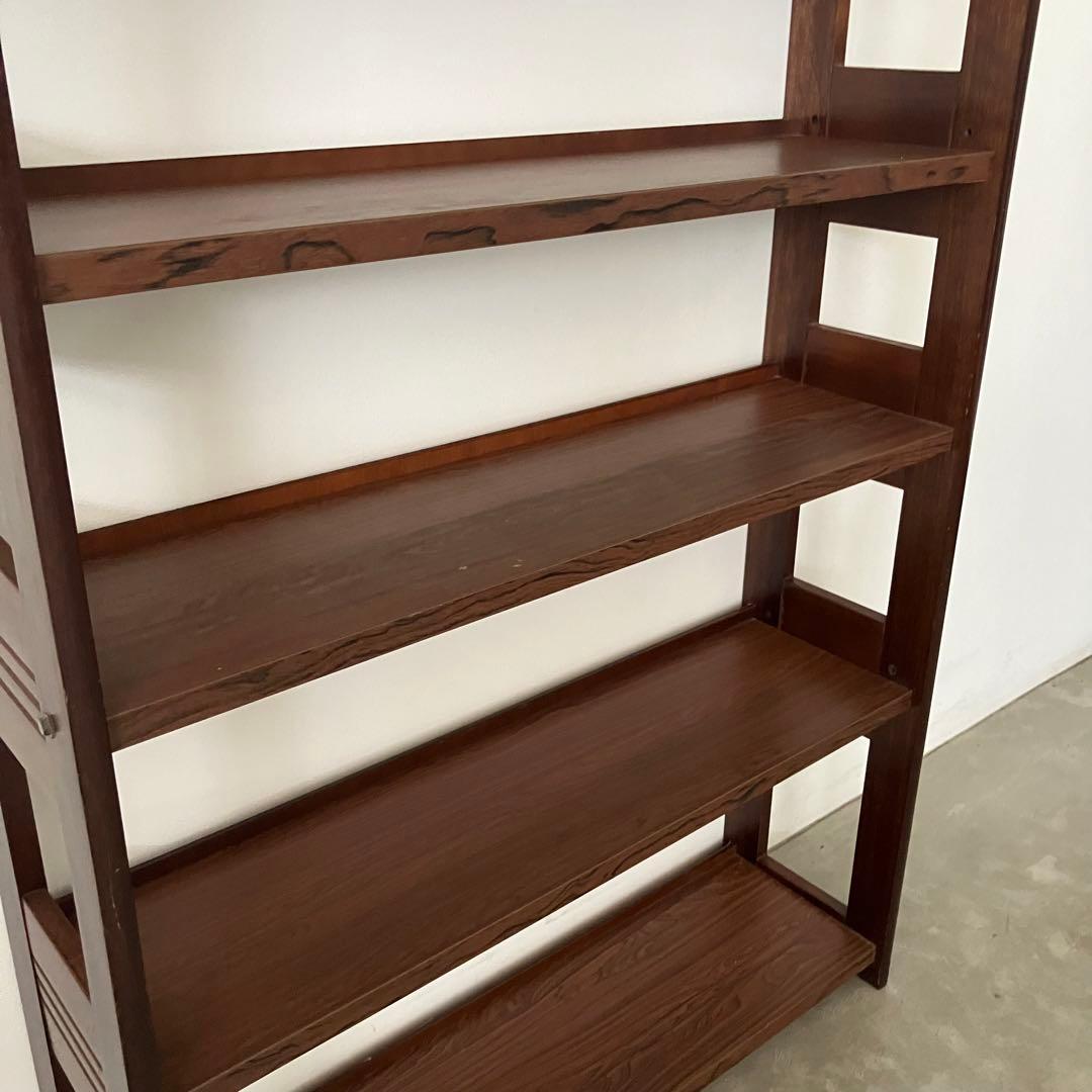 レトロ　アンティーク　古道具　古家具　木製　本棚　収納棚　キャビネット　昭和