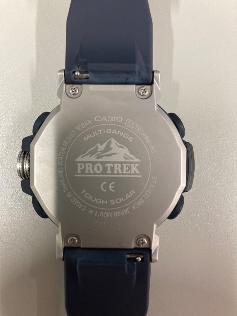 【セール始めます】PRO TREK ネイビー 防水時計