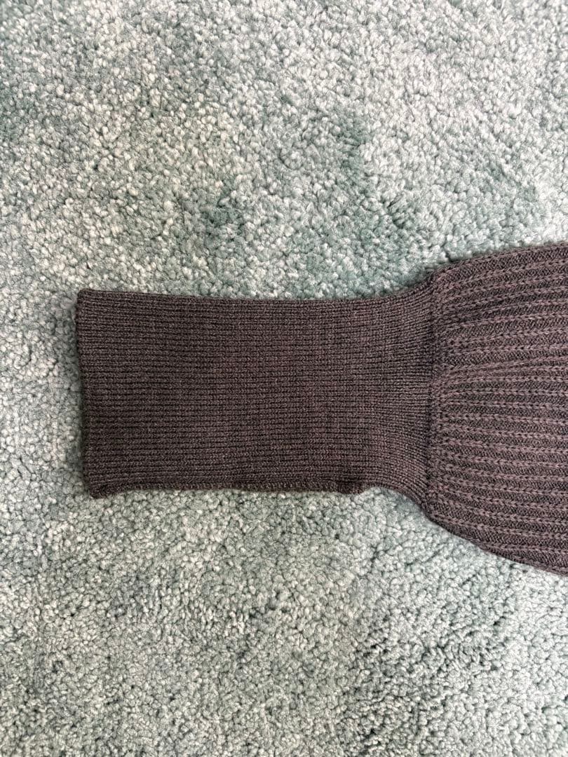 Barbourニット スエードパッチ　Sサイズ