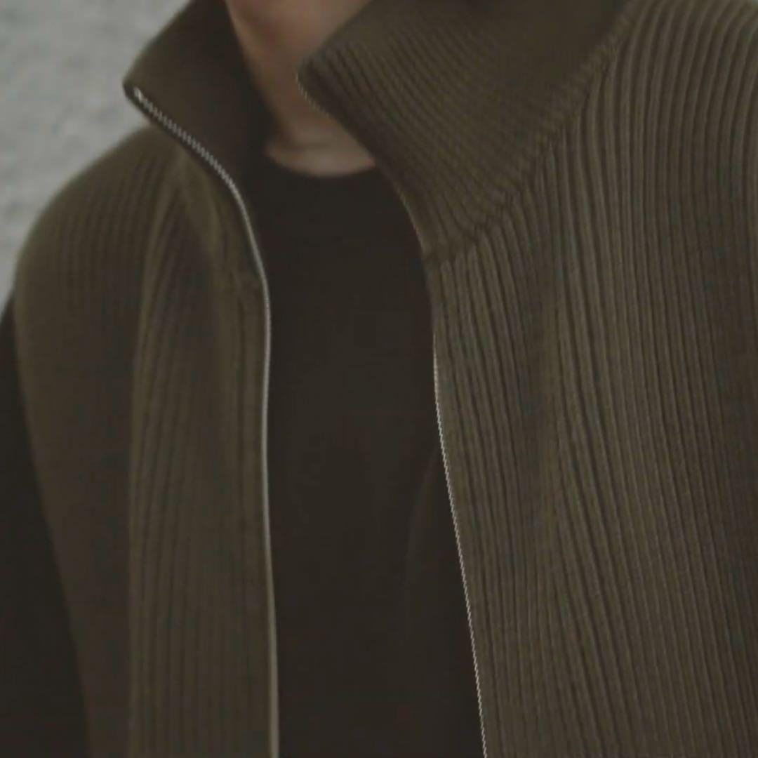 【美品】Ds Knit Vest - OLIVE DAN ハズム