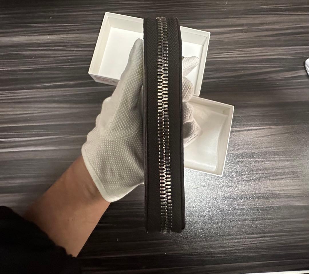 新品未使用TAKEO KIKUCHI 「セミサイズ長財布」ダークブルー