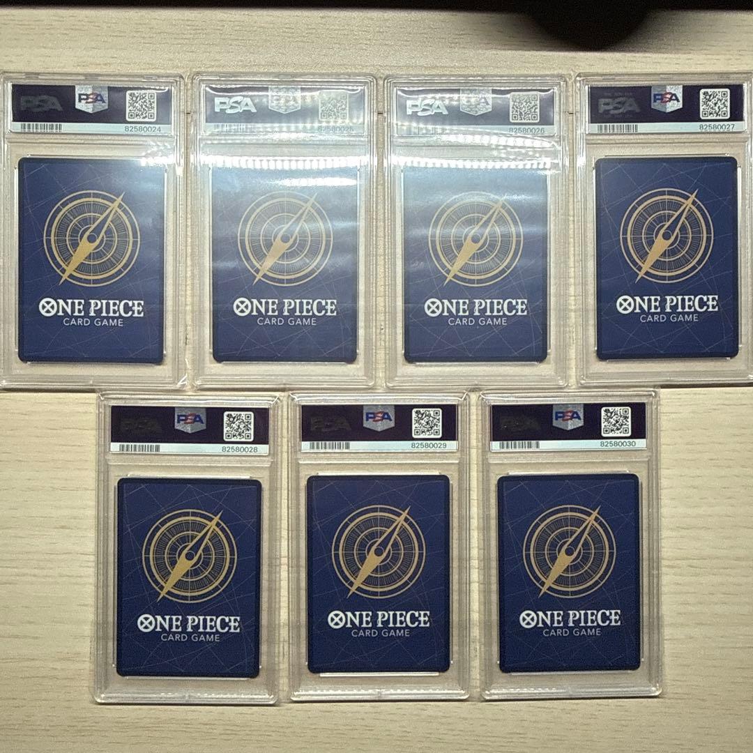 ナミ R パラレル OP01-016 PSA10 ロマンスドーン　7連番