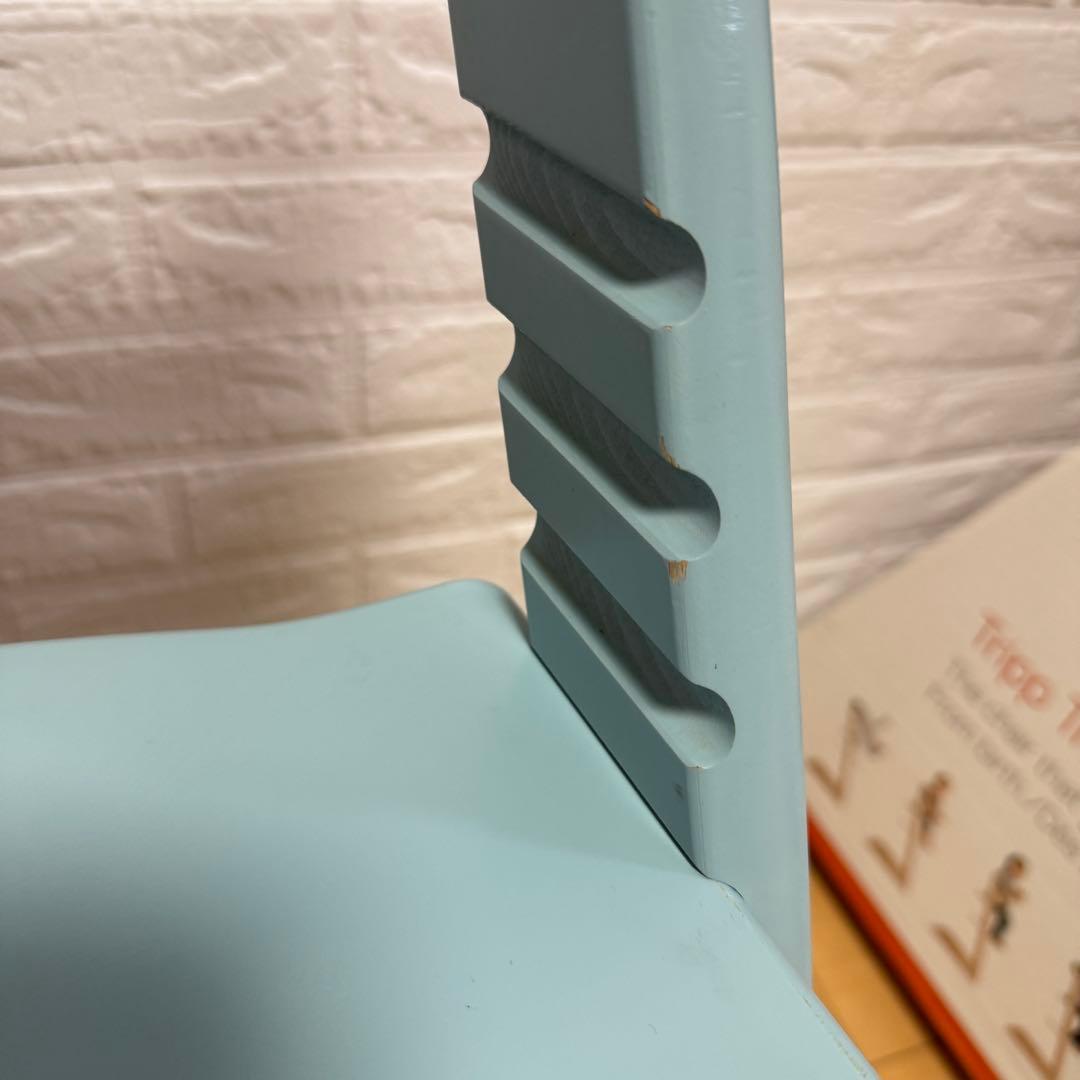 STOKKE TRIPP TRAPP シリアル 6 アクアブルー 箱、説明書有