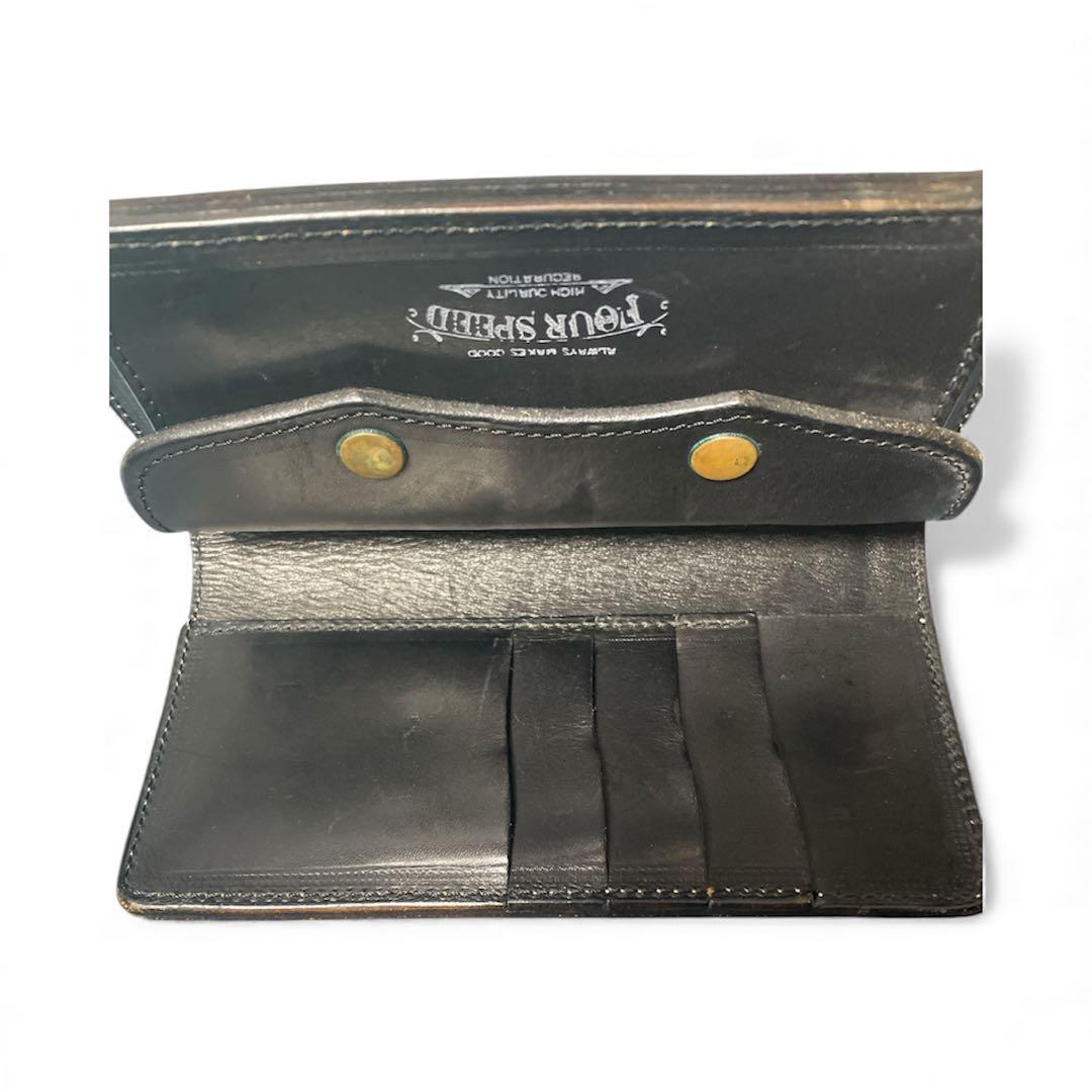 fourspeed co. フォースピード　スタッズ　長財布