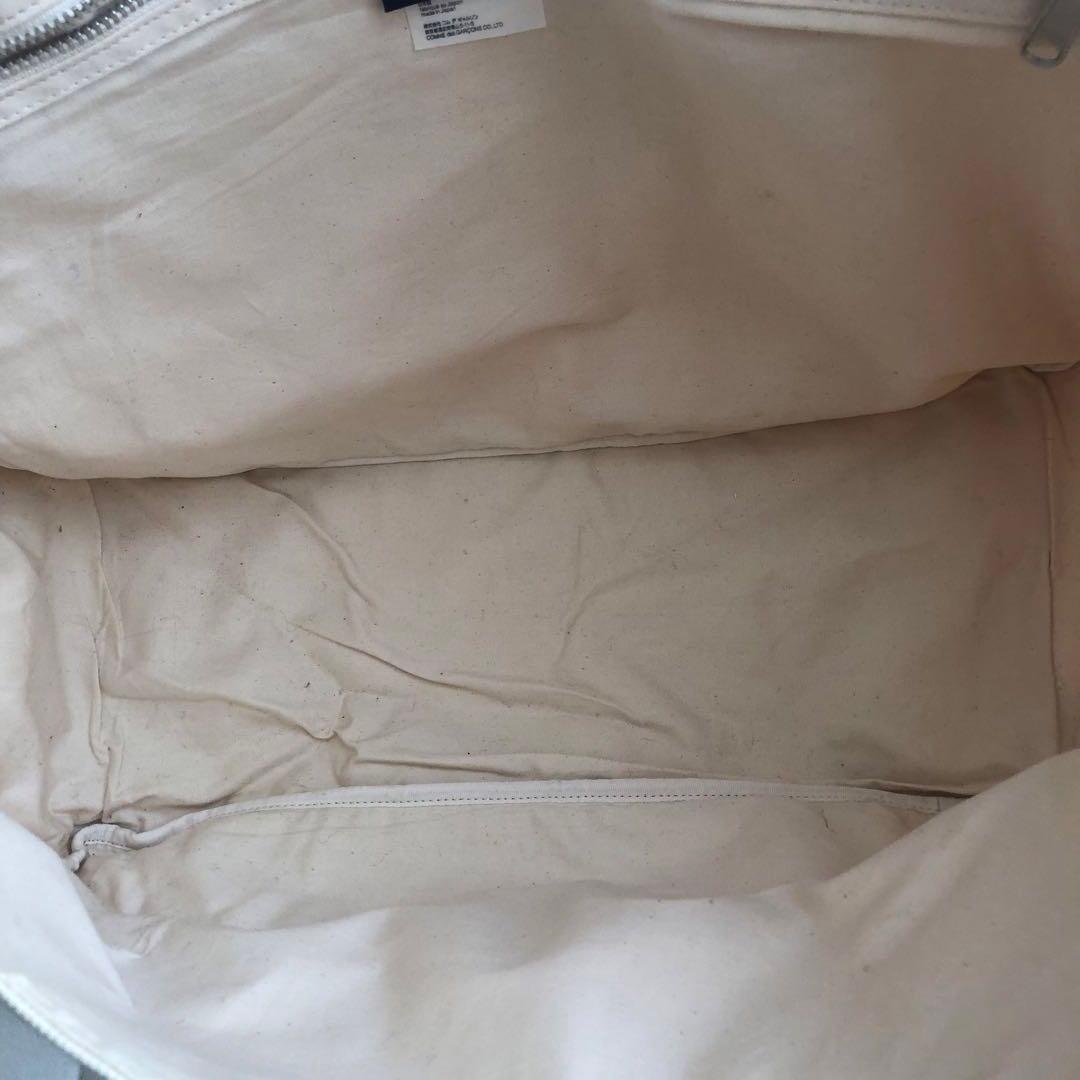 コムデギャルソン　キャンパス地バッグ　カバン　大きめbag 送料込み