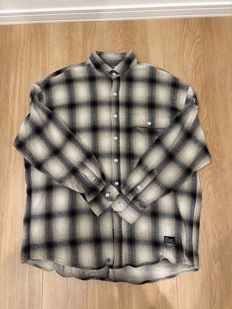 F.A.T. チェック柄フランネルシャツ　BIGMAC