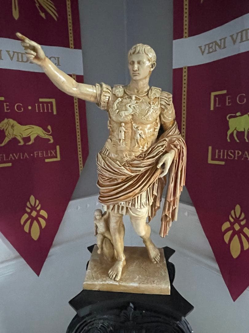 プリマポルタのアウグストゥス 高さ60cm , ローマ帝国