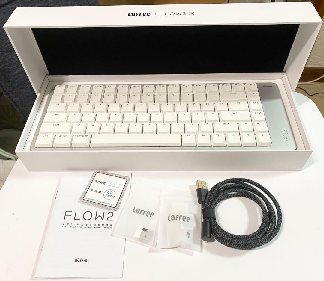 無線 キーボード Lofree FLOW2(84keys) ホワイト