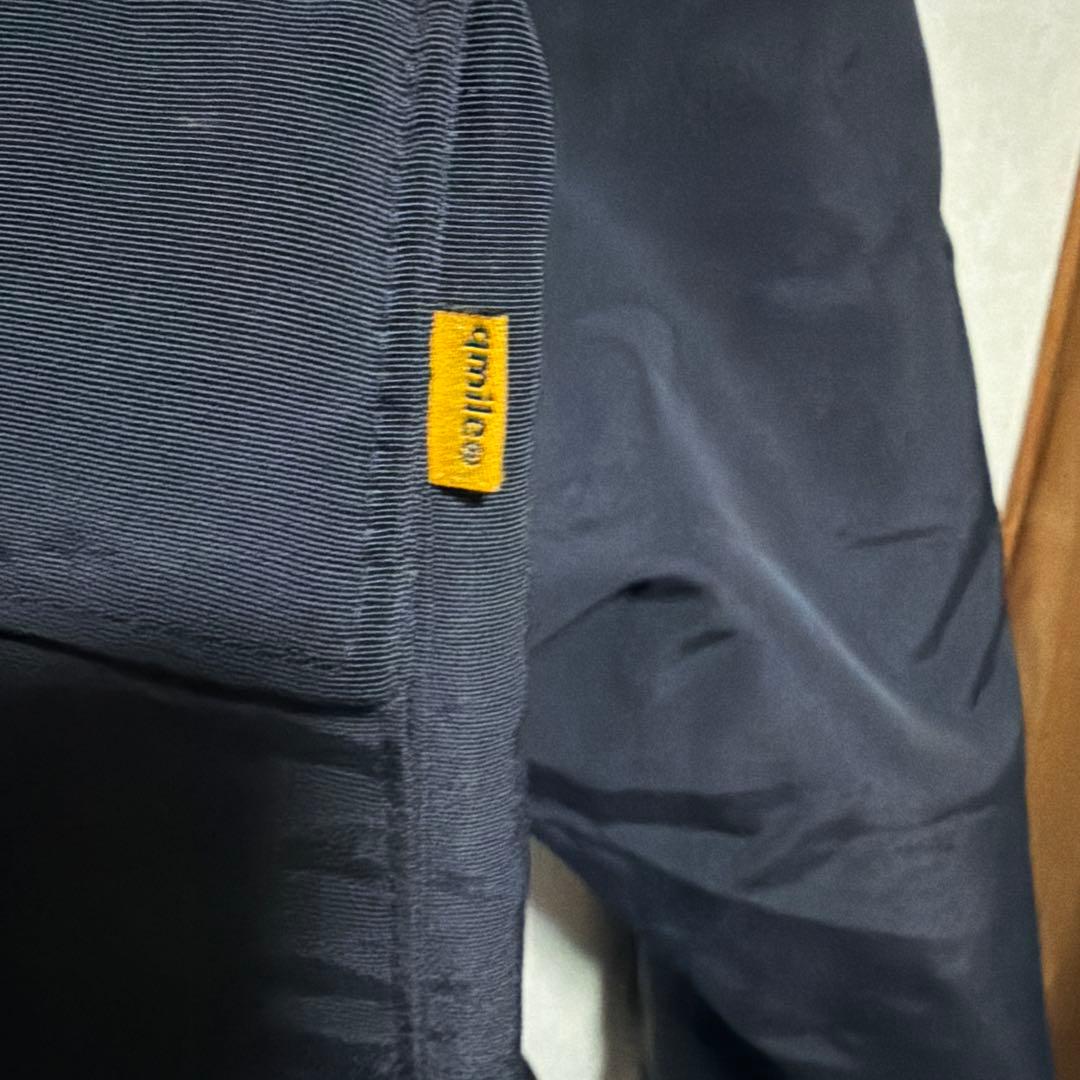 qmile ブラック ナイロンジャケット