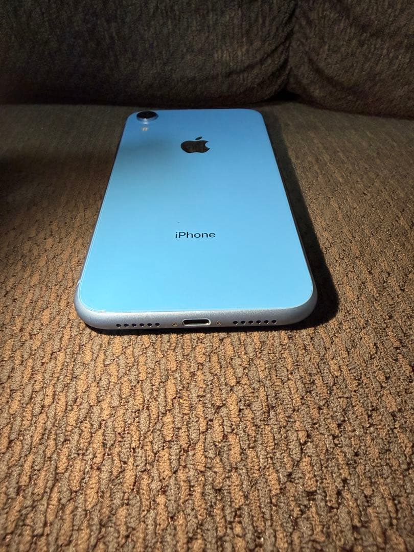 Apple iPhone XR ブルー 本体 美品 早い者勝ち‼️