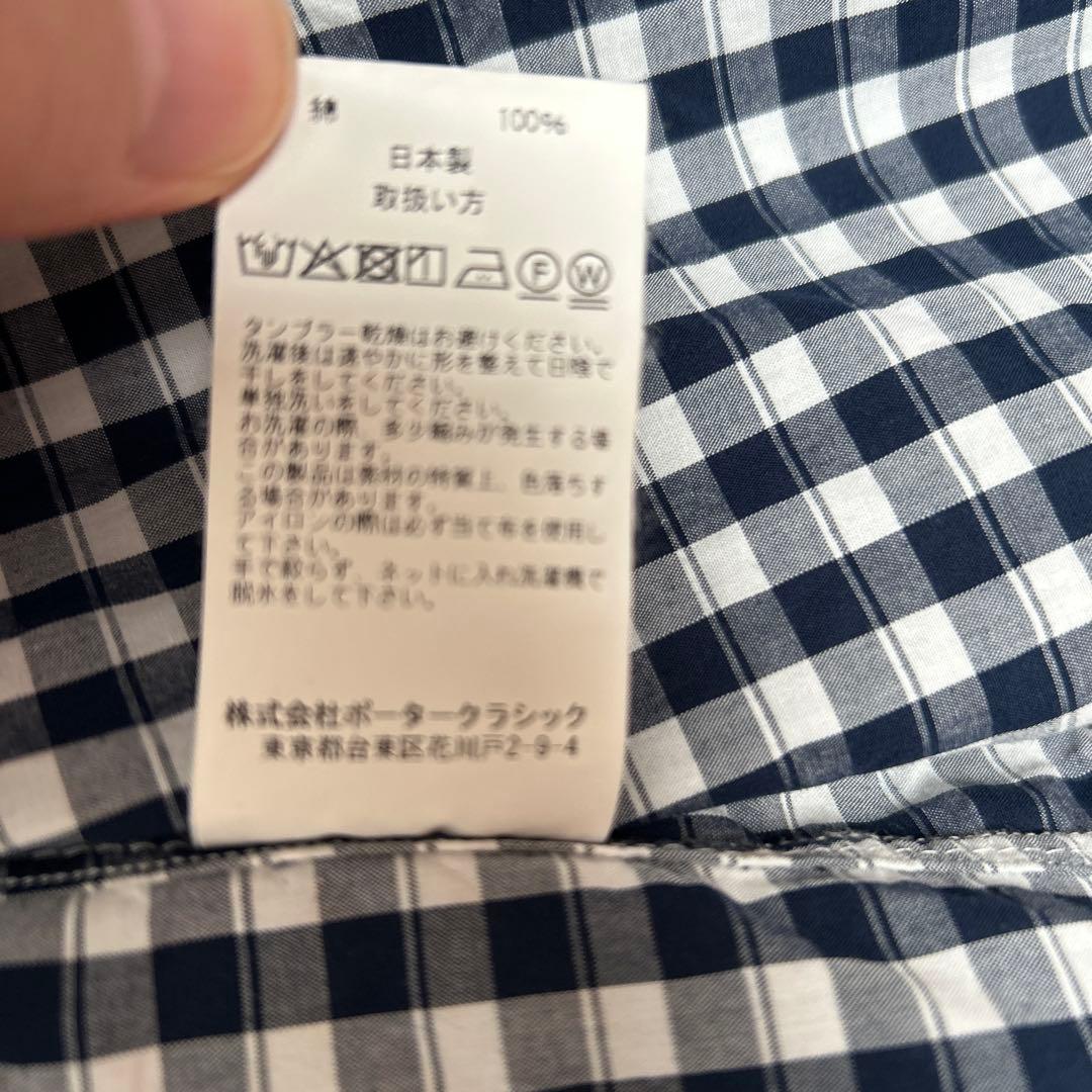 ポータークラシック　ロールアップシャツ　XL