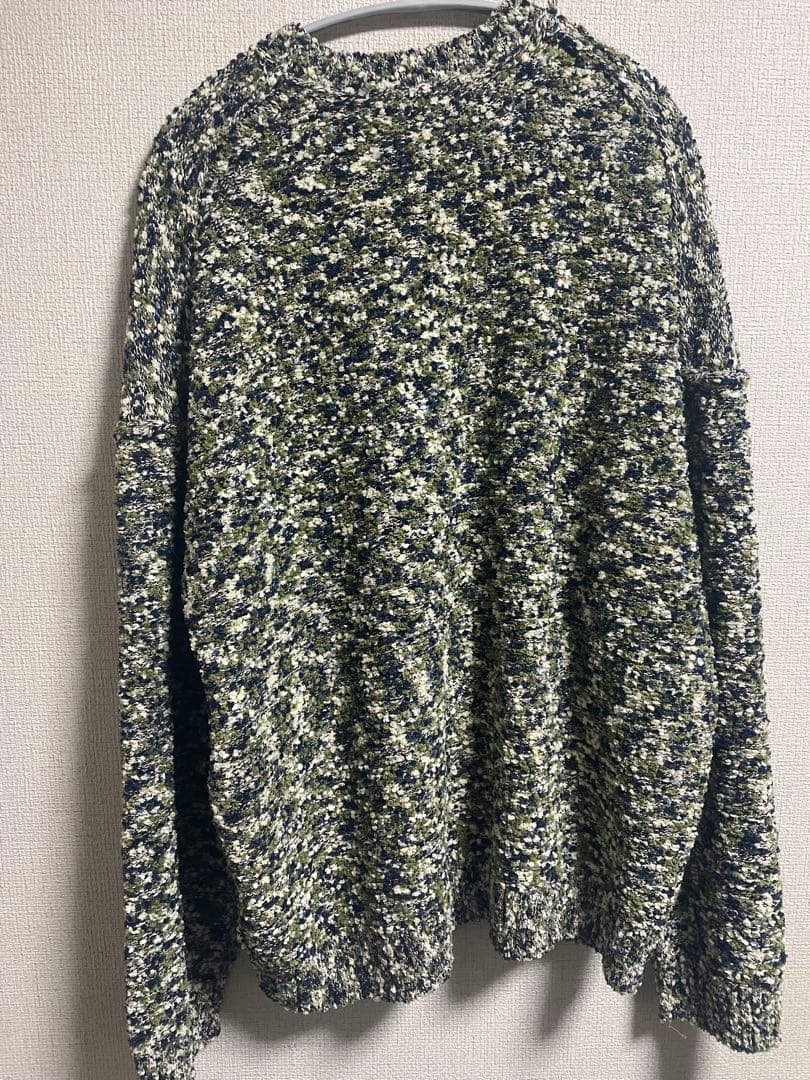 トップス TTTMSW Camouflage pullover knit (GREEN)