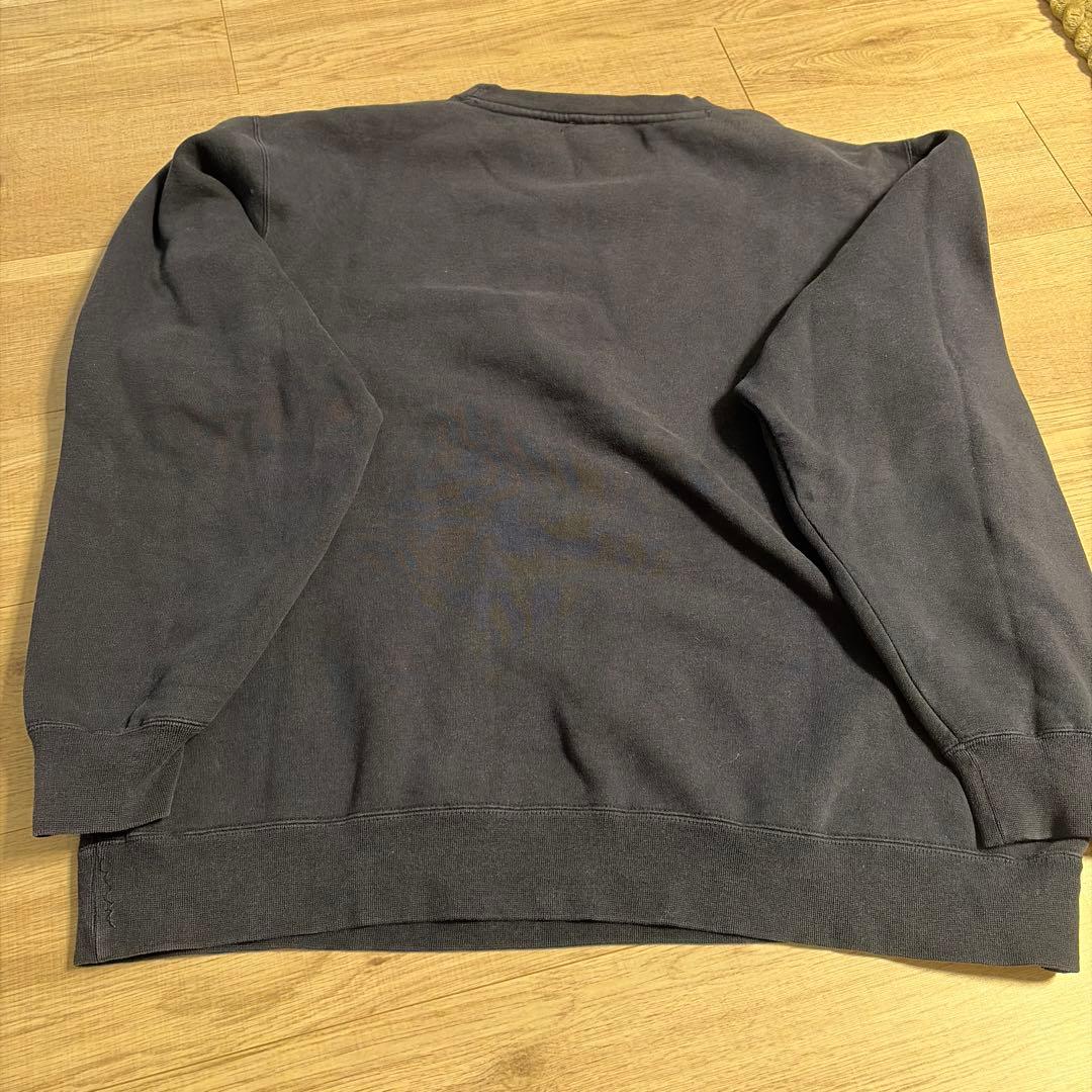 STUSSY ダークグレー トレーナー Lサイズ