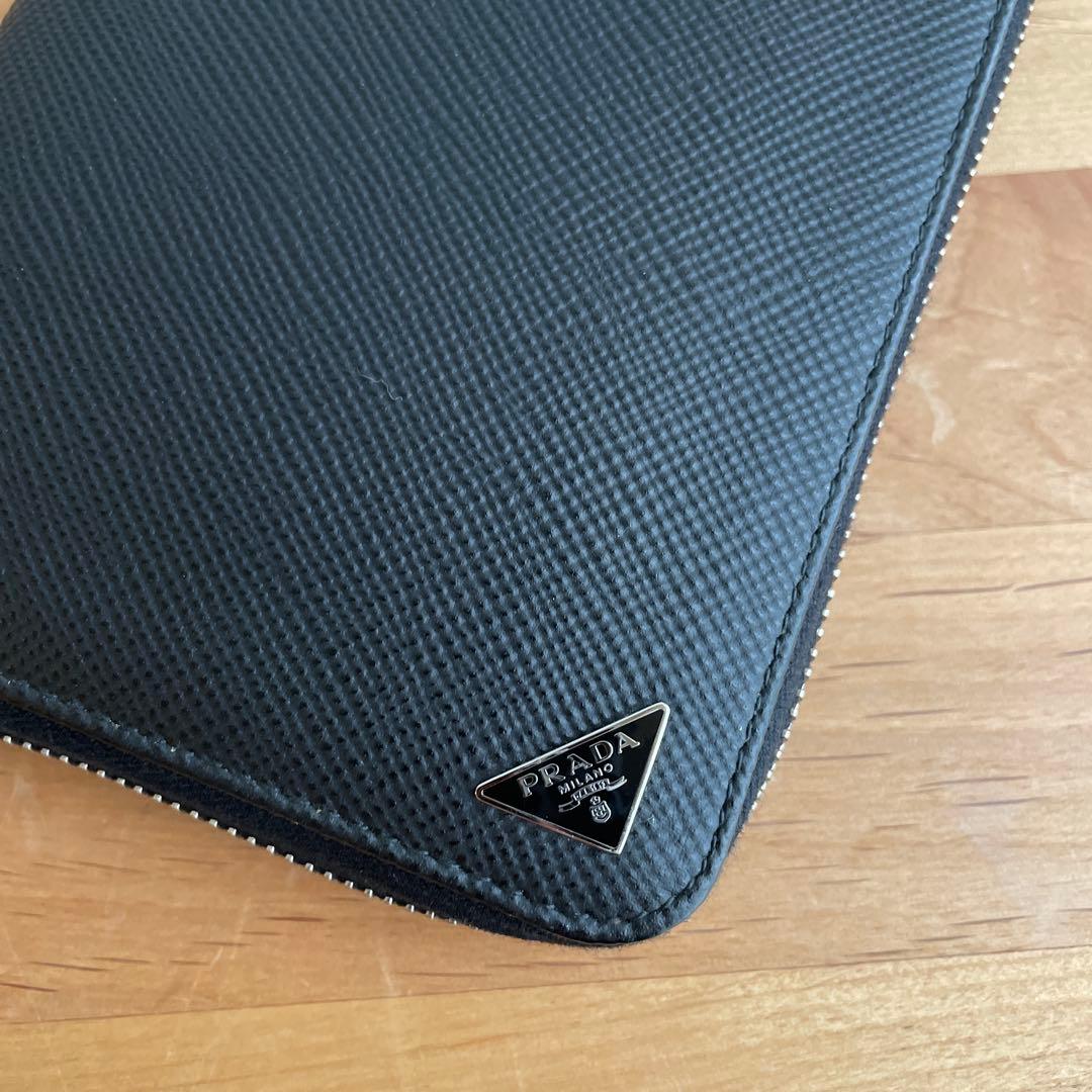 PRADA プラダ オーガナイザー 三角ロゴ パスポートケース