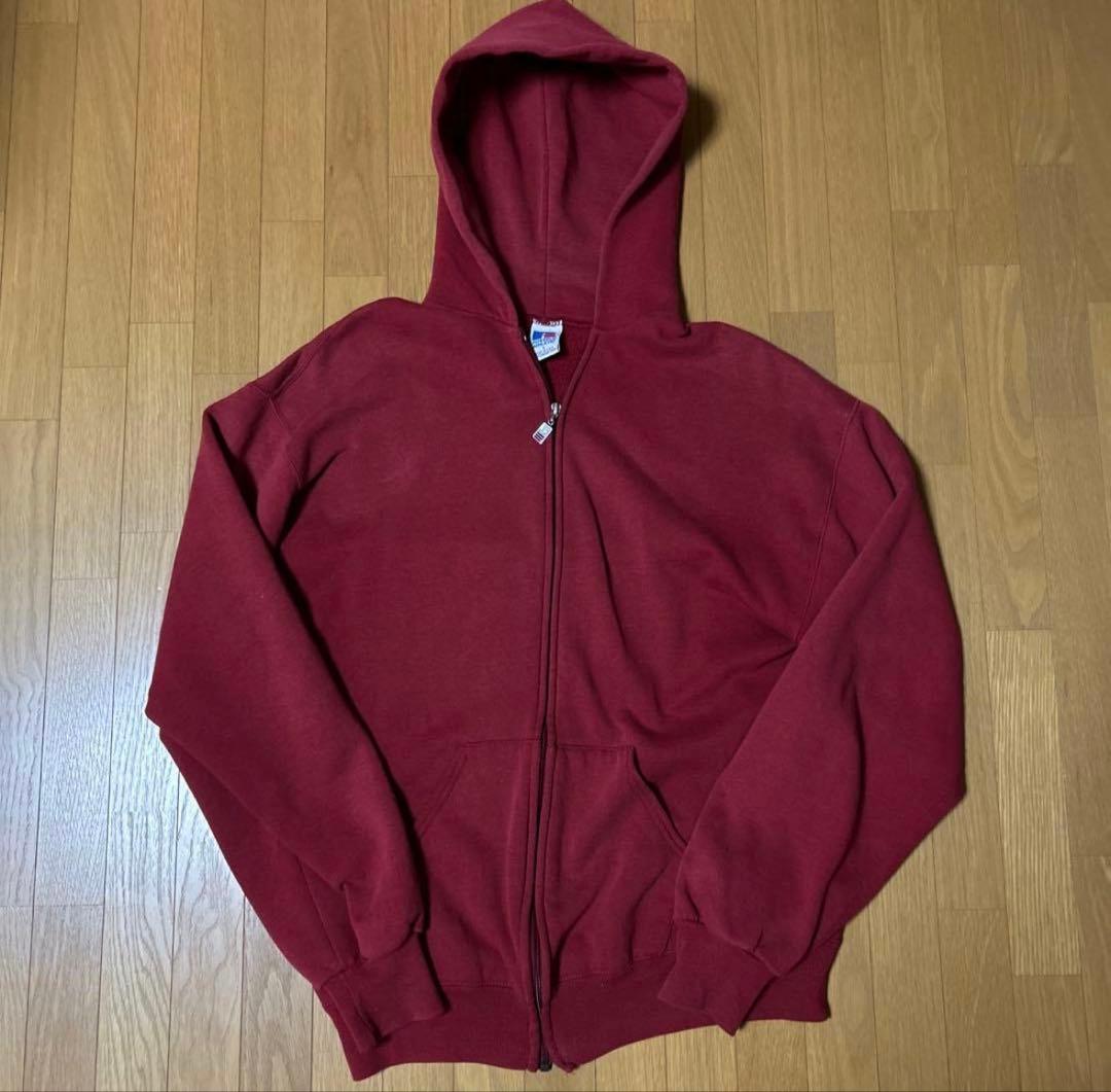 90's USA製 ラッセルアスレチック ジップフーディー