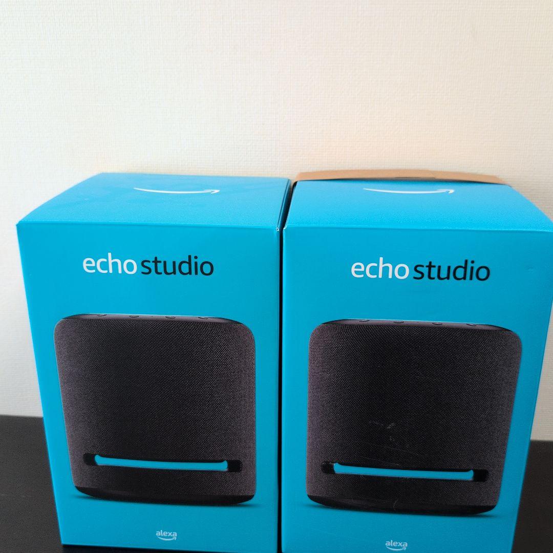 echo studio ブラック 2個セット Amazon スピーカー