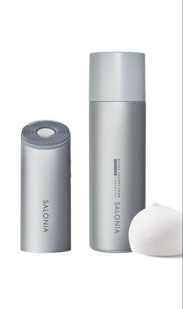 SALONIAサロニア　イオンフェイシャルブラシ泡フォーム付