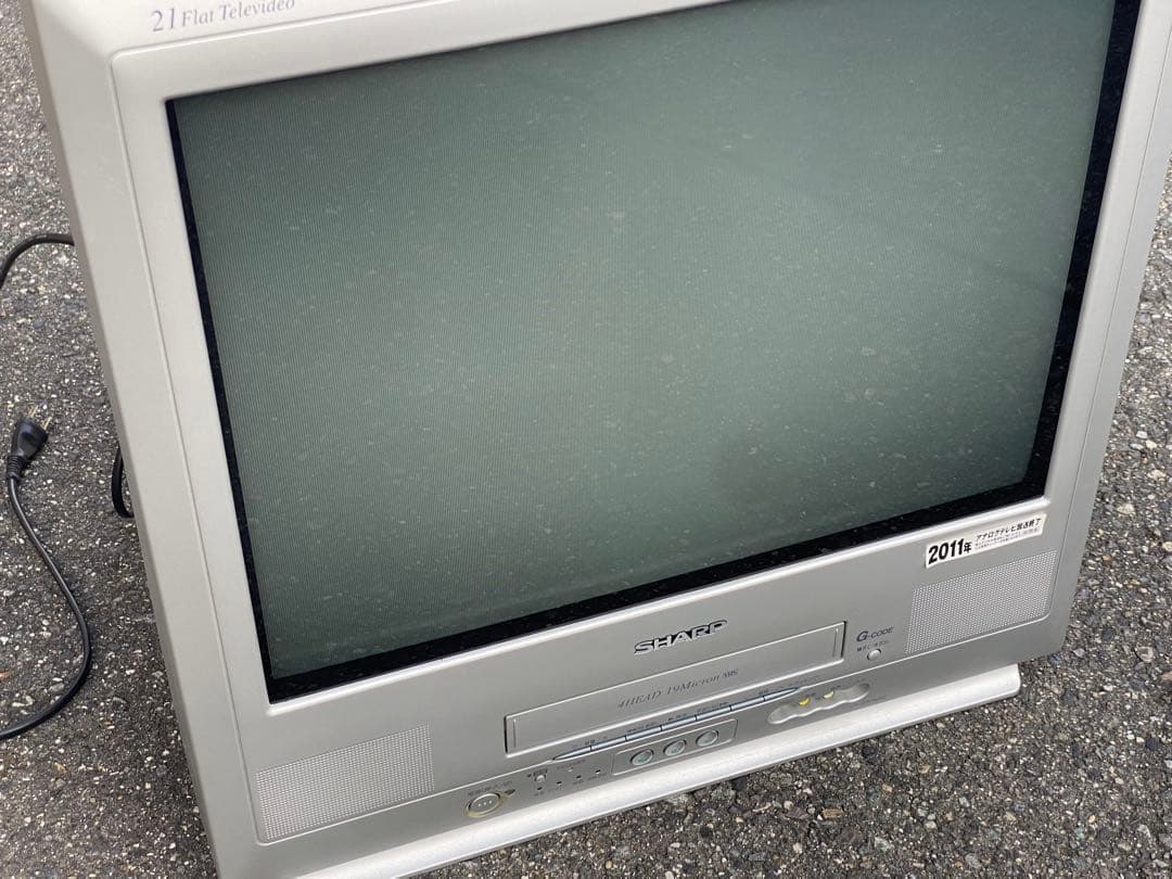 動作確認済　SHARP ブラウン管テレビ VT-21FN20