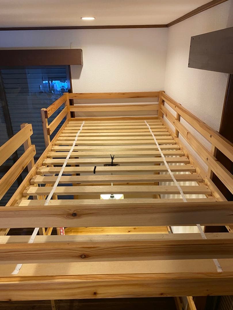 【引き取り限定】埼玉県　多目的ロフトベッド　木製シングル