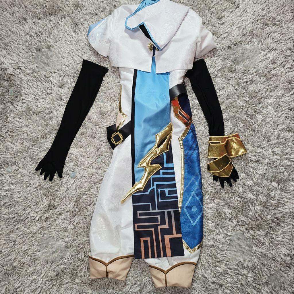​【原神】重雲（チョウウン） コスプレ衣装 Sサイズ（靴24cm付き）