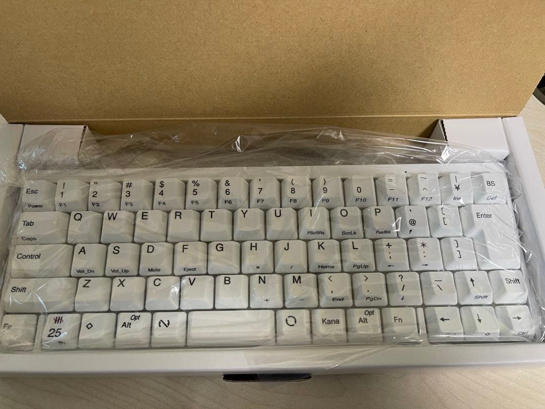 新品HHKB HYBRID Type-S 雪 25周年モデル＆無刻印キートップ雪