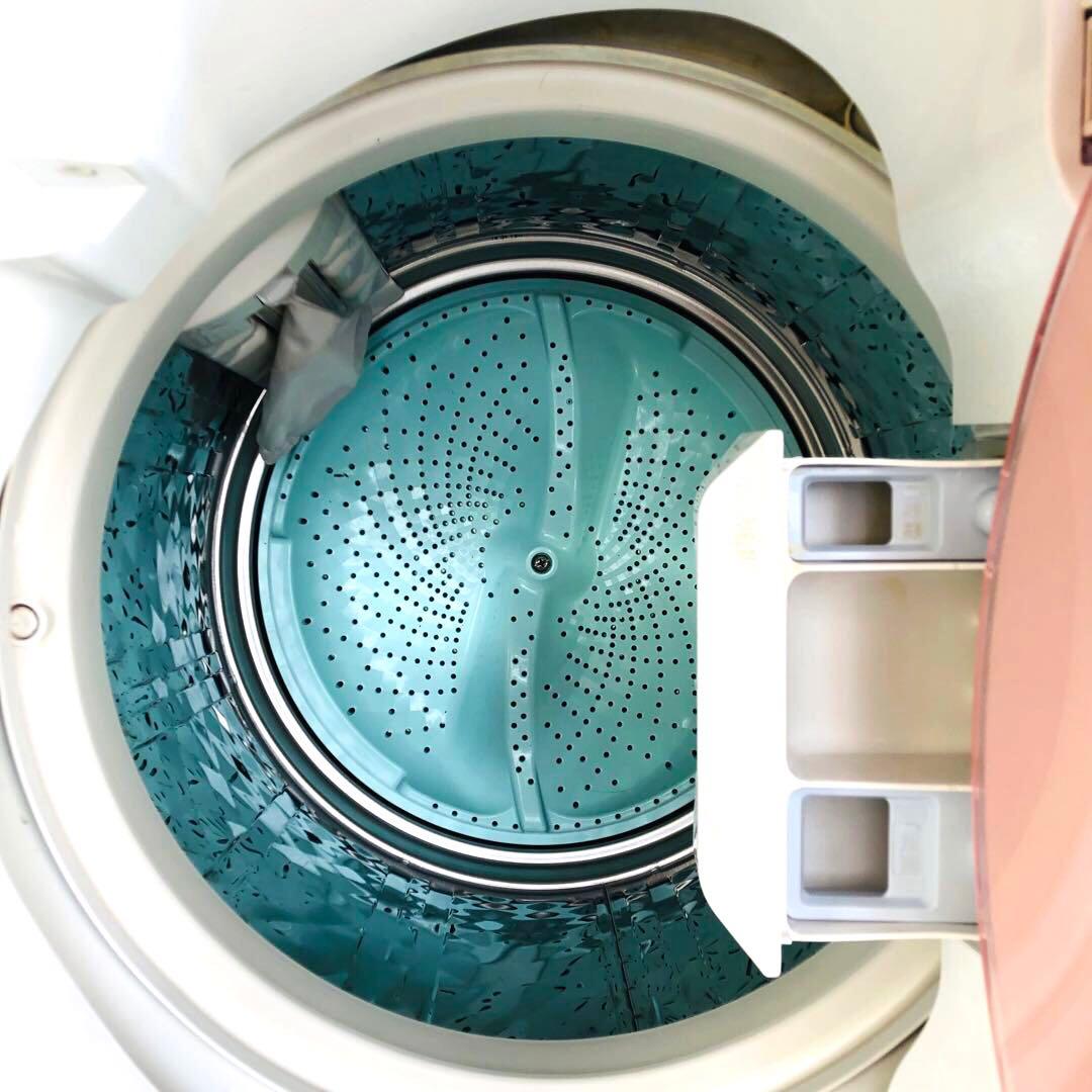 SHARP 全自動電気洗濯機 ES-GV80R-P 2015年製　掃除済み￼