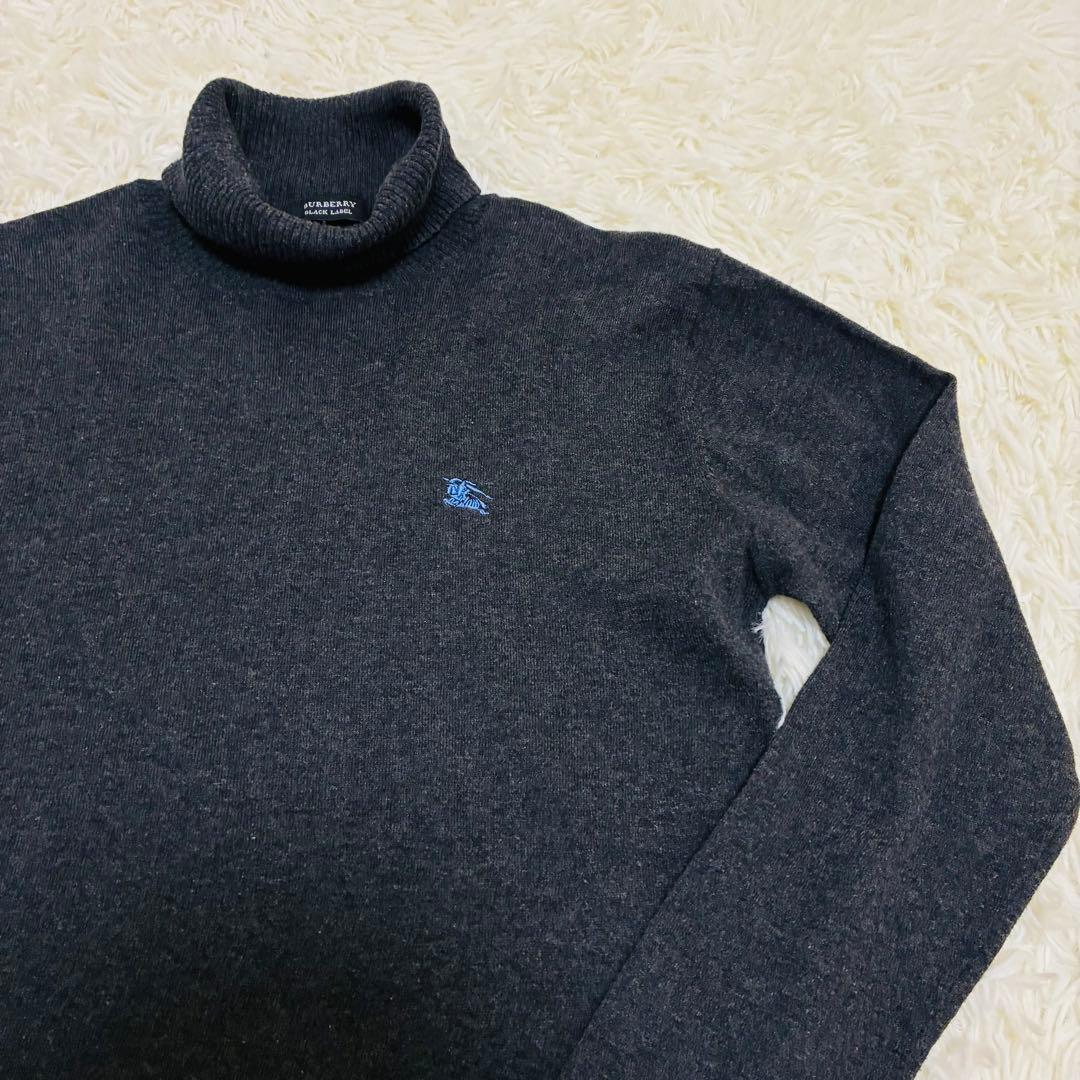 BURBERRY BLACK LABEL　カシミヤ混　タートルネック　サイズ2