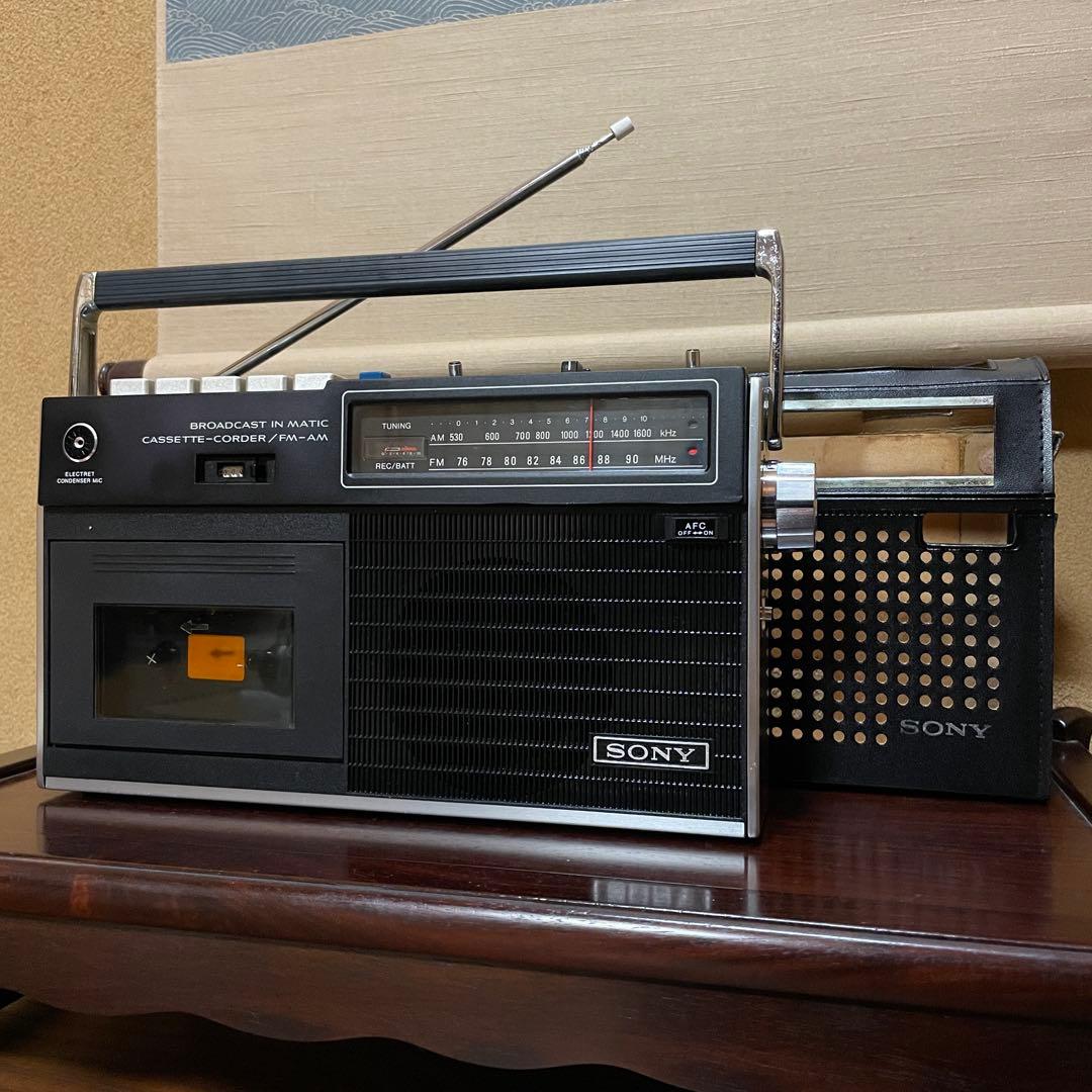 SONY／ソニー／ラジカセ／CF-1500／メンテナンス済み／メンテセット付属