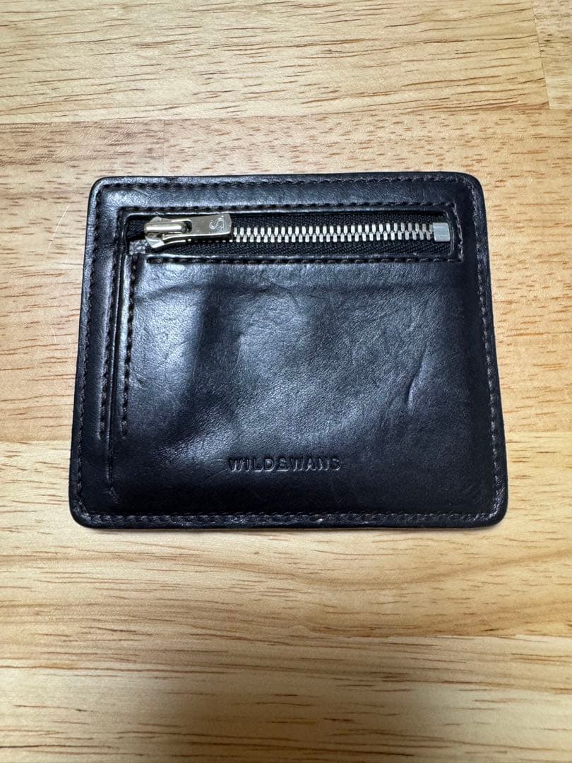 ワイルドスワンズ Begin別注 新ミニウォレット 財布 黒