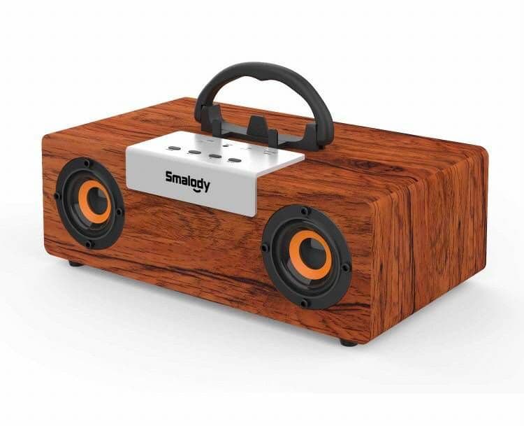 木製 Bluetooth ワイヤレス スピーカー 衝撃的 重低音