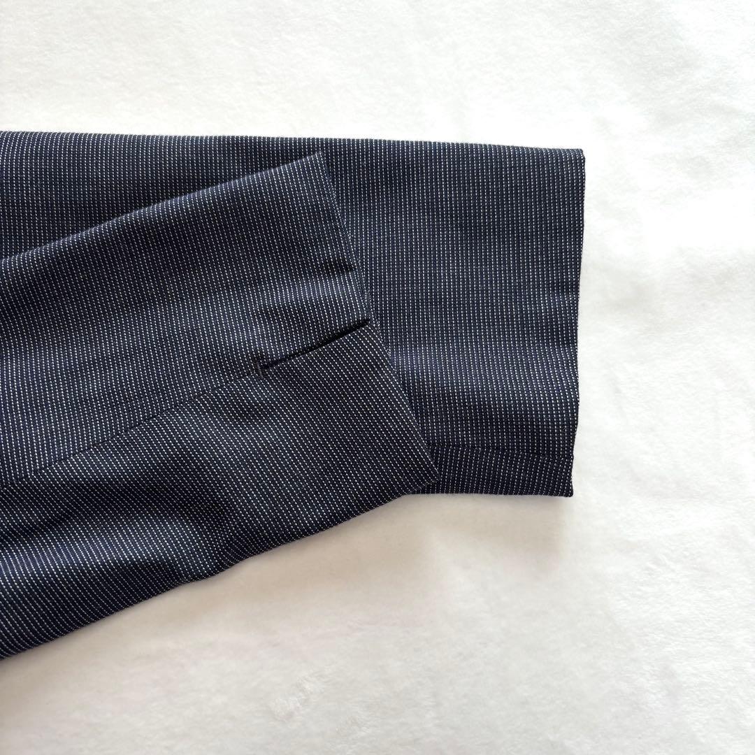 美品☆トゥモローランド ノーカラー　ジャケット パンツ スーツ イタリア生地