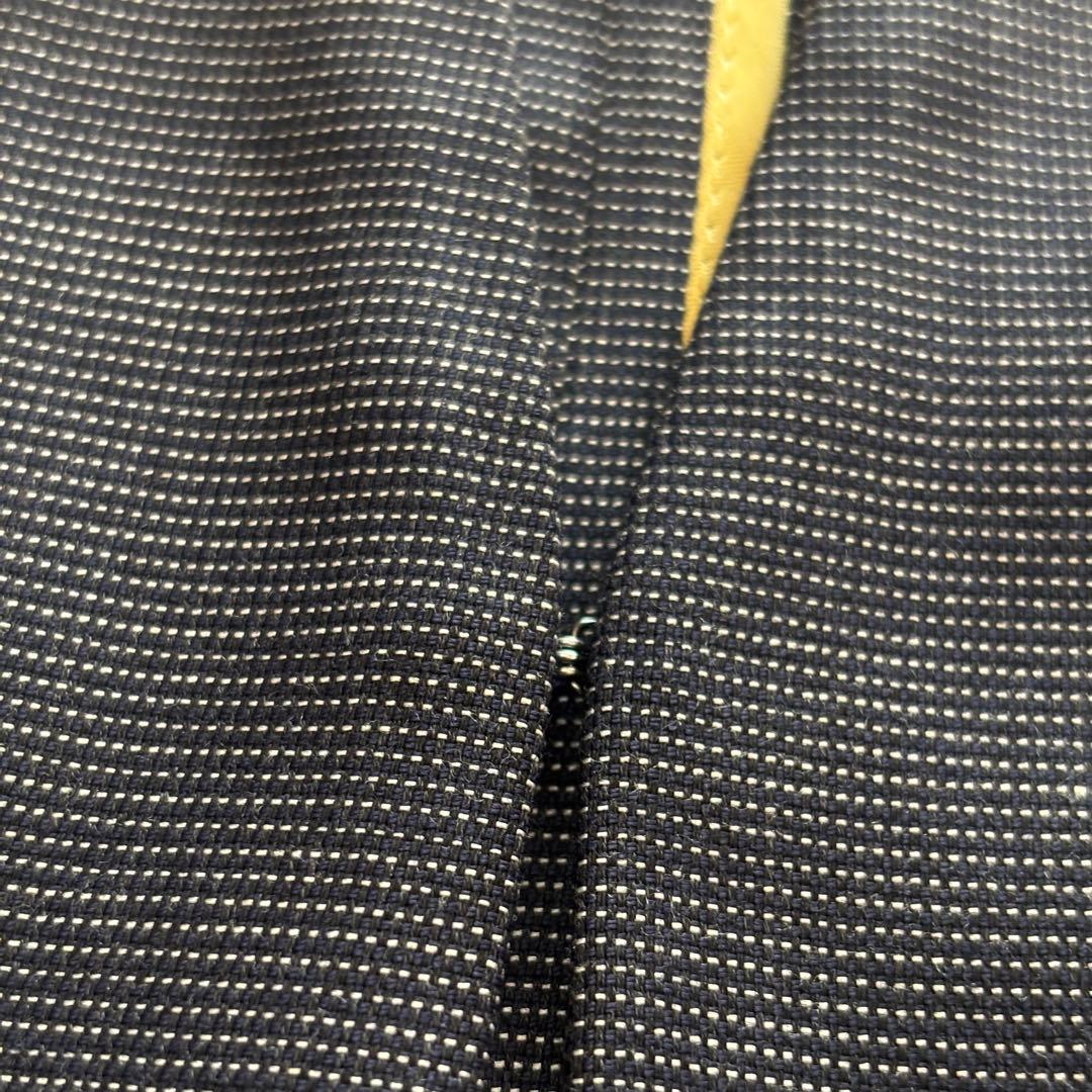 美品☆トゥモローランド ノーカラー　ジャケット パンツ スーツ イタリア生地