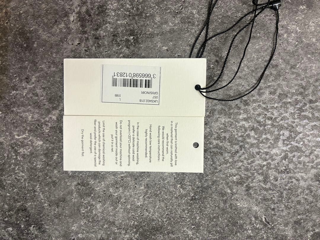 美品 AMI PARISウール ニット タートルネック L アミパリス