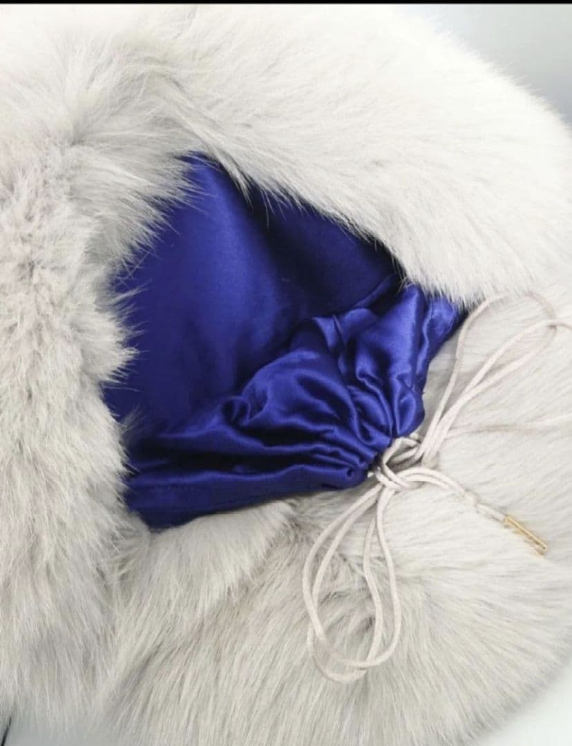 美品 LUDLOW foxウエストポーチ フォックスファー ボディーバッグ