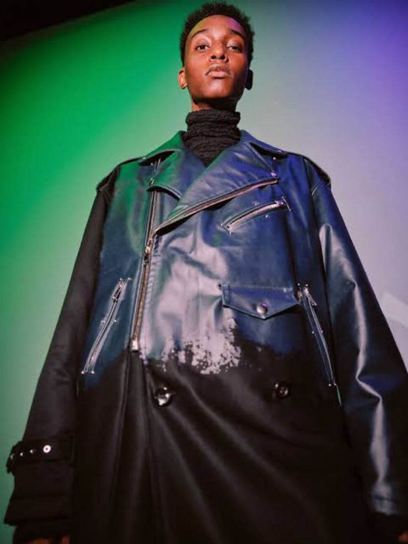 TAAKK 22AWトレンチコート ライダースジャケット