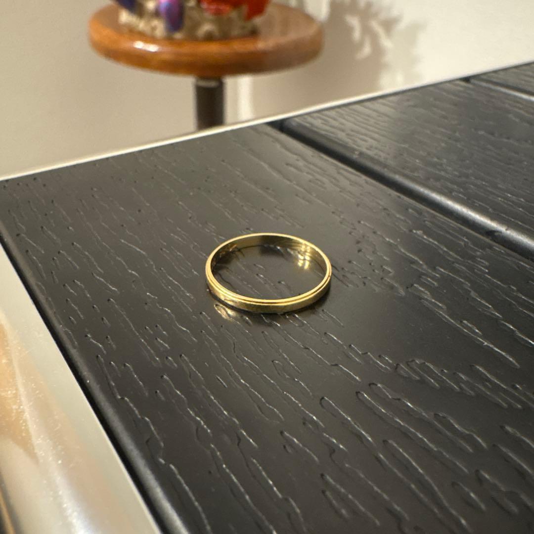 K18 ヴィンテージ リング 7号