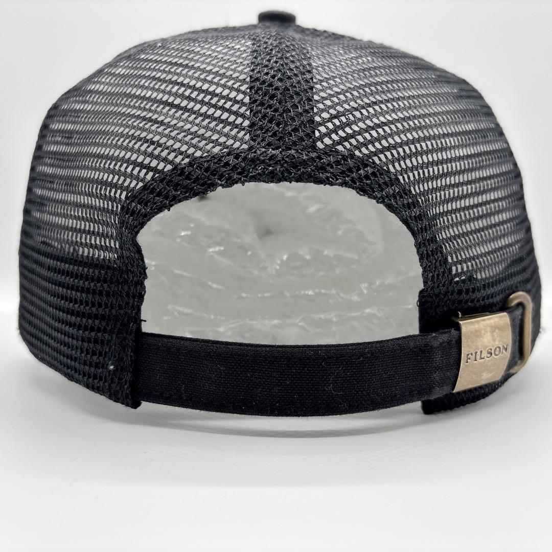 USA製 フィルソン ロガーメッシュキャップ ブラック ティンクロス