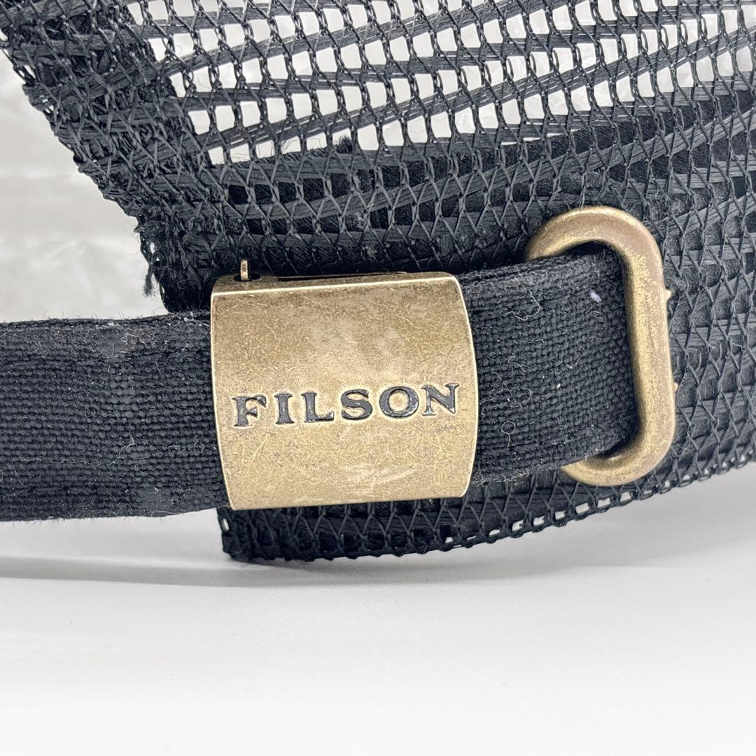 USA製 フィルソン ロガーメッシュキャップ ブラック ティンクロス