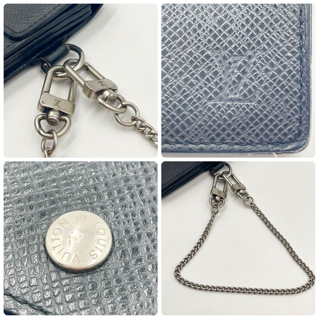 極美品✨ルイヴィトン タイガ ポルトフォイユ・アコルディオン 長財布 チェーン